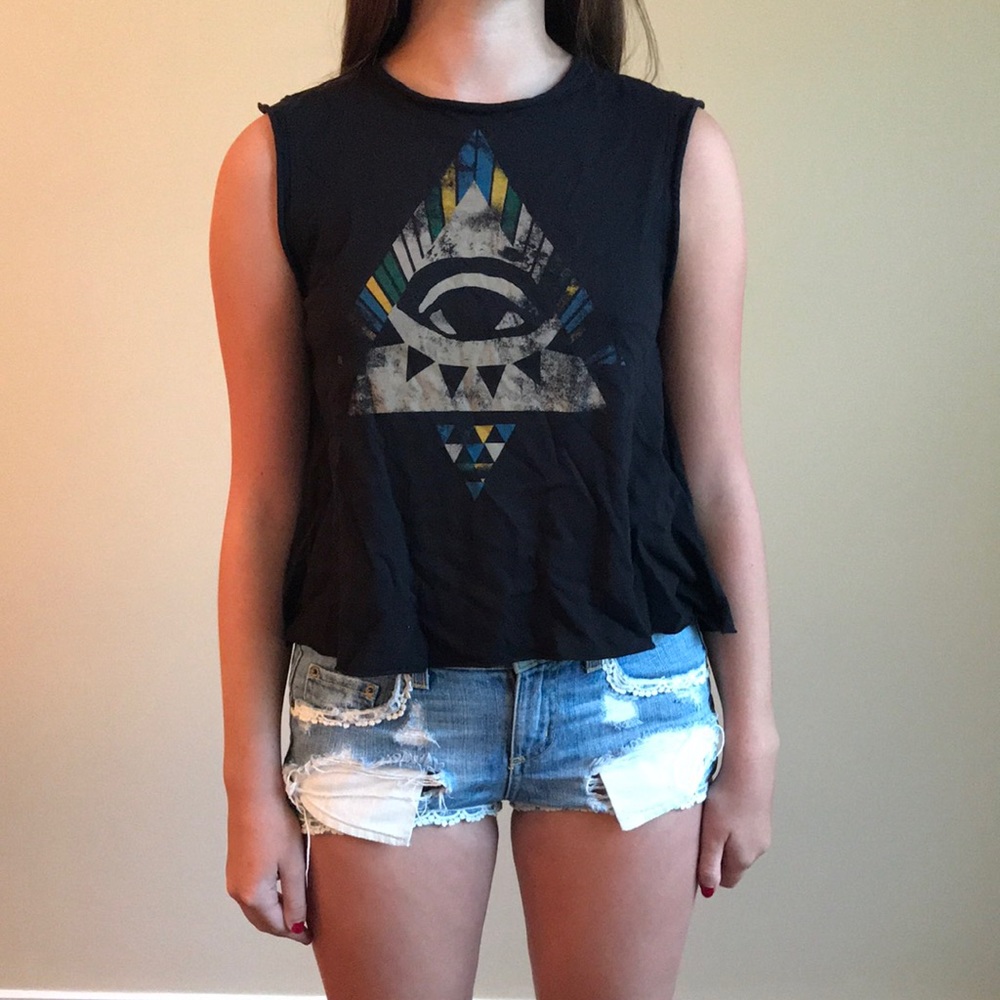 Urban Outfitters Tank Top with Eye print